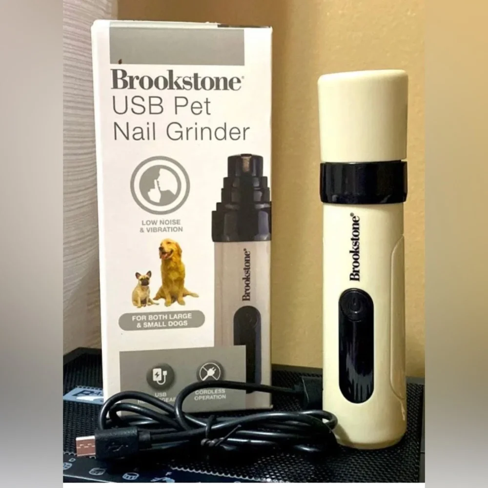 Brookstone Pet Nail Grinder USB